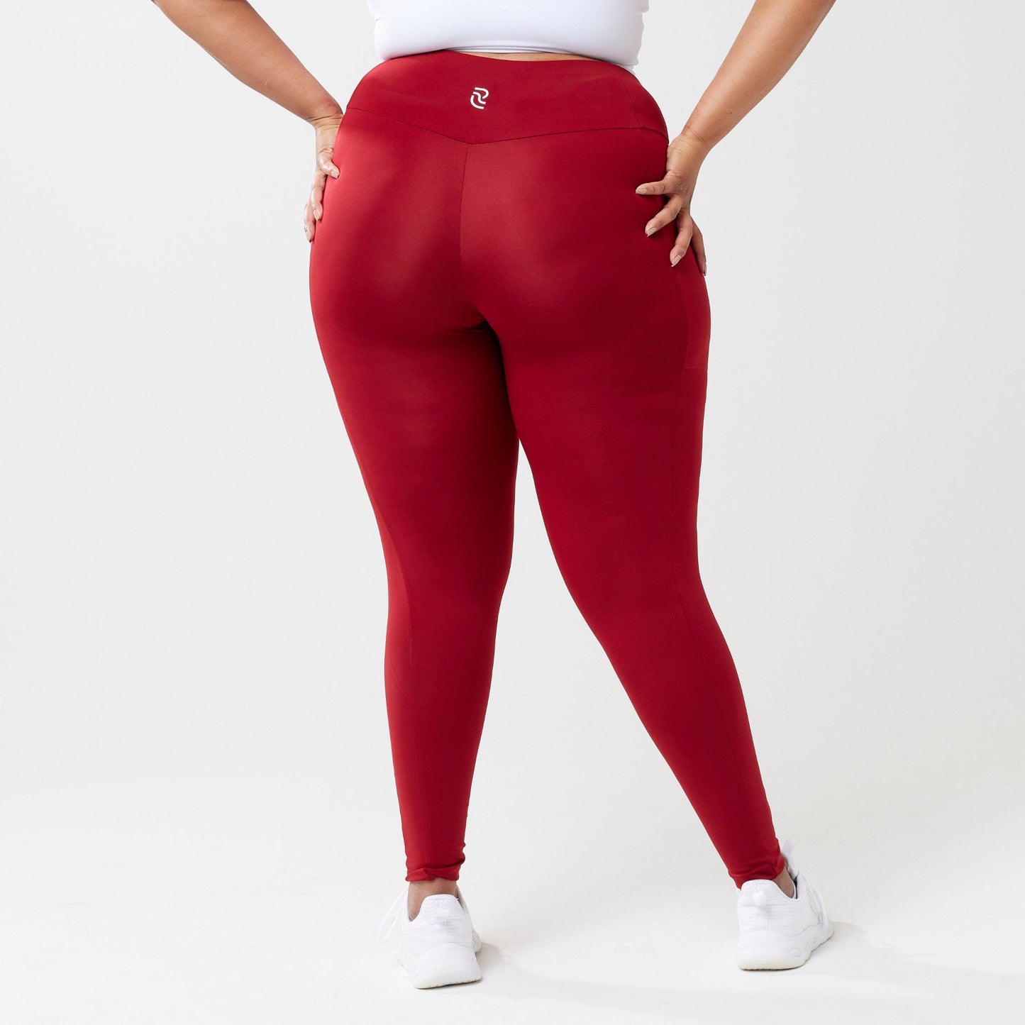 StayUP™ High-Rise Pocket Leggings - Red RECOSIVITY