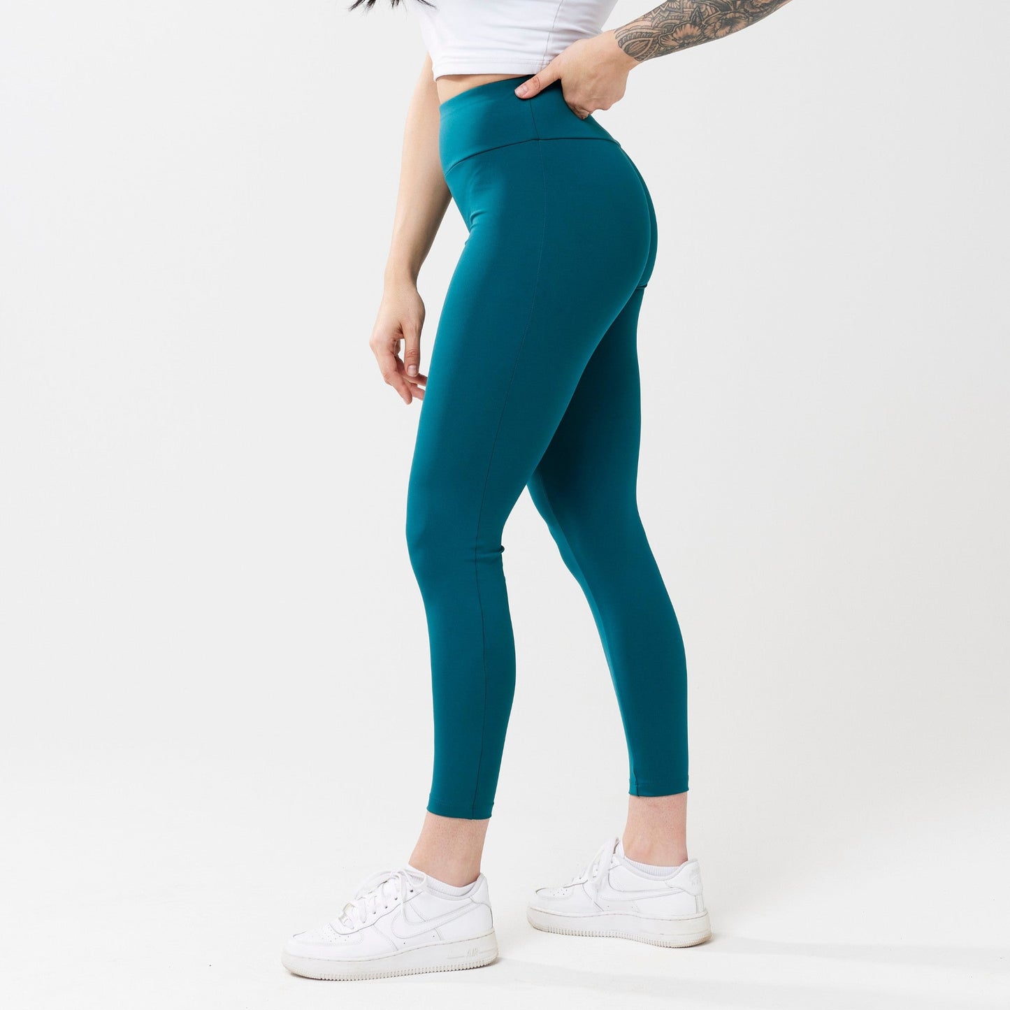 StayUP™ High-Rise Leggings - Rich Teal RECOSIVITY