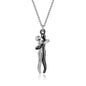 Hug Necklace Enbrace Couple Pendant