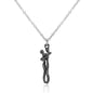 Hug Necklace Enbrace Couple Pendant