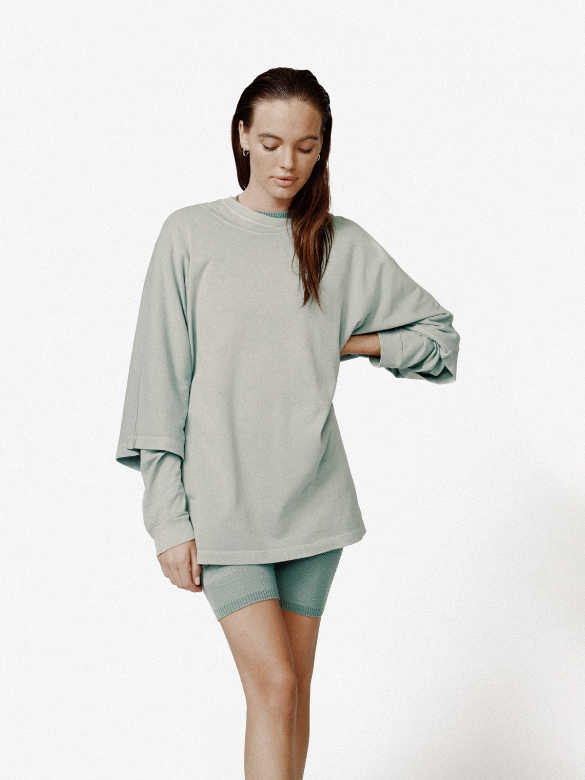 Knit Dojo Top - Sage Holden Outerwear