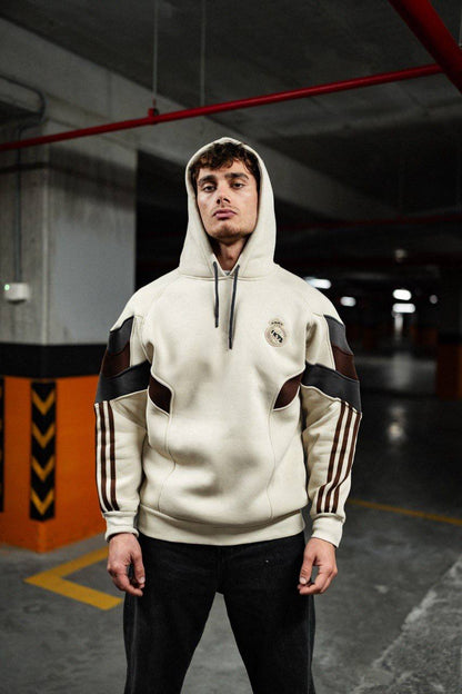 Real Madrid Hooded Oversized Sweatshirt - Stylish and Comfortable Withinblack