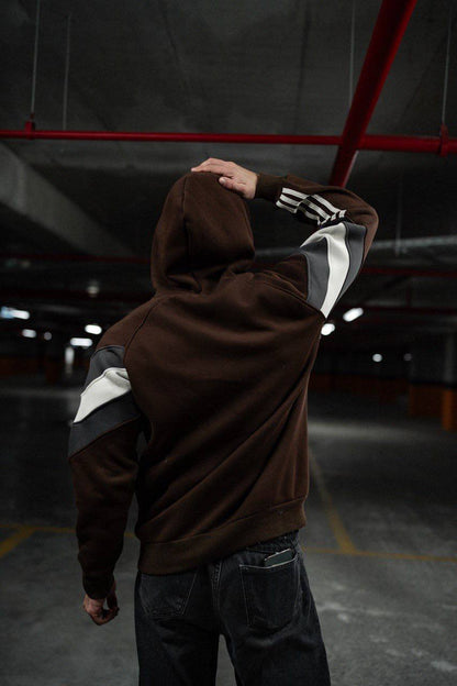 Real Madrid Hooded Oversized Sweatshirt - Stylish and Comfortable Withinblack