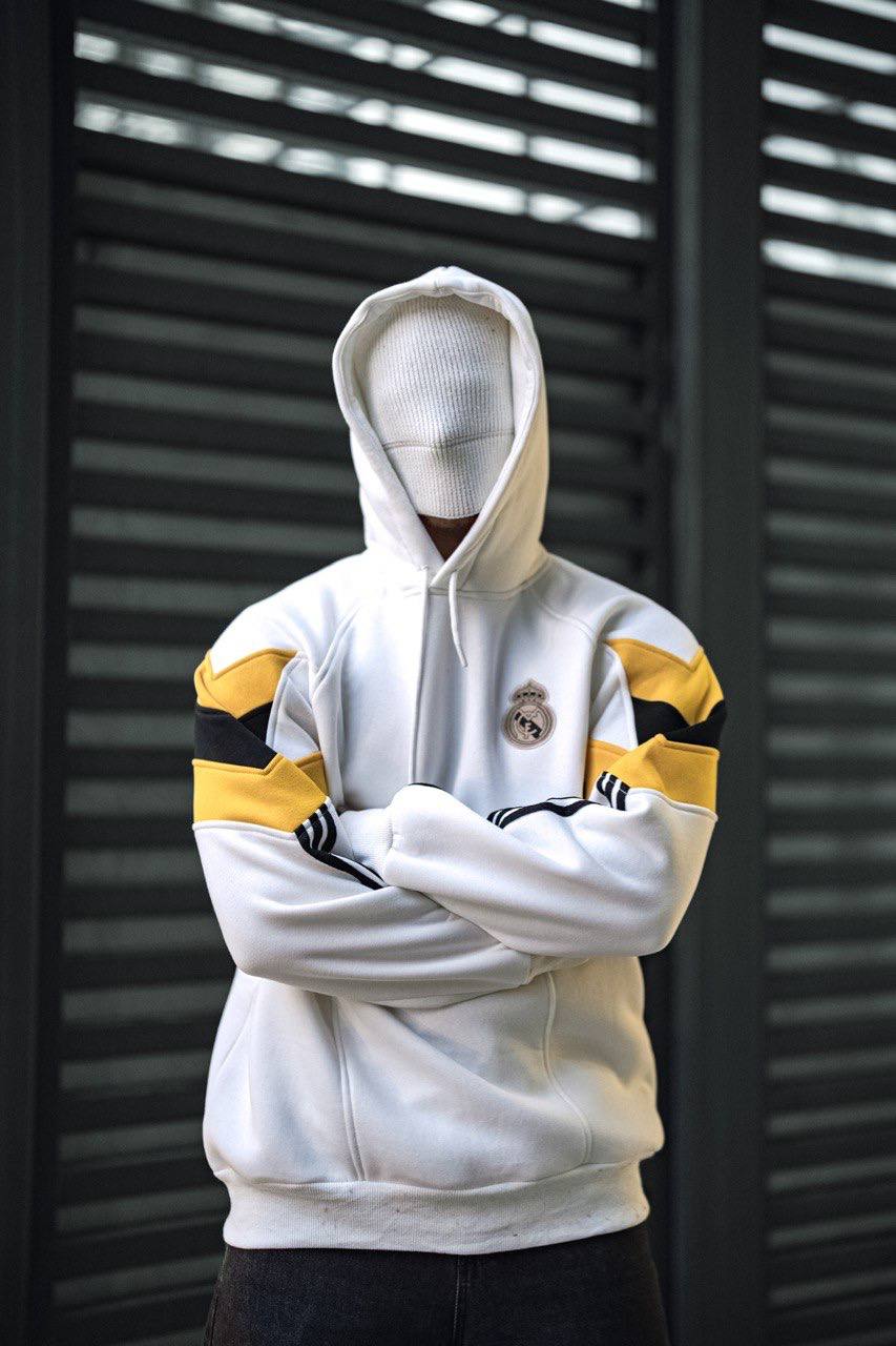 Real Madrid Hooded Oversized Sweatshirt - Stylish and Comfortable Withinblack