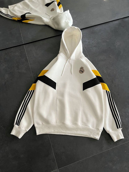 Real Madrid Hooded Oversized Sweatshirt - Stylish and Comfortable Withinblack