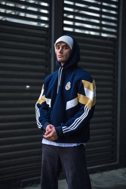 Real Madrid Hooded Oversized Sweatshirt - Stylish and Comfortable Withinblack
