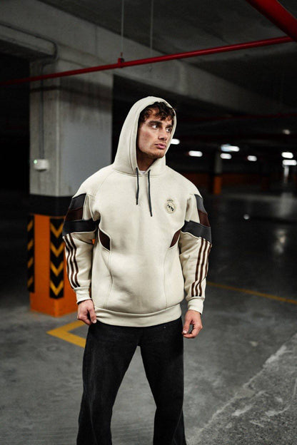 Real Madrid Hooded Oversized Sweatshirt - Stylish and Comfortable Withinblack