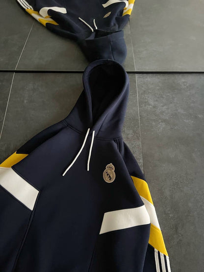 Real Madrid Hooded Oversized Sweatshirt - Stylish and Comfortable Withinblack