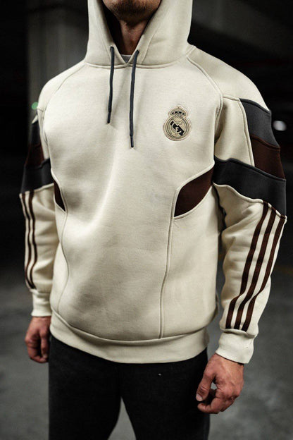 Real Madrid Hooded Oversized Sweatshirt - Stylish and Comfortable Withinblack