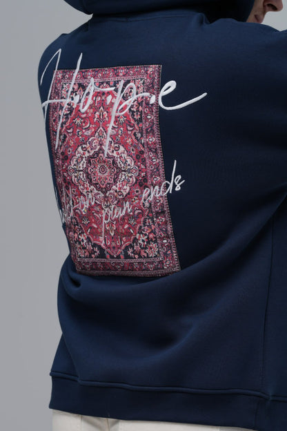 "Hope" Persian Rug Graphic Hoodie Withinblack