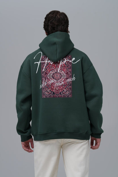 "Hope" Persian Rug Graphic Hoodie Withinblack
