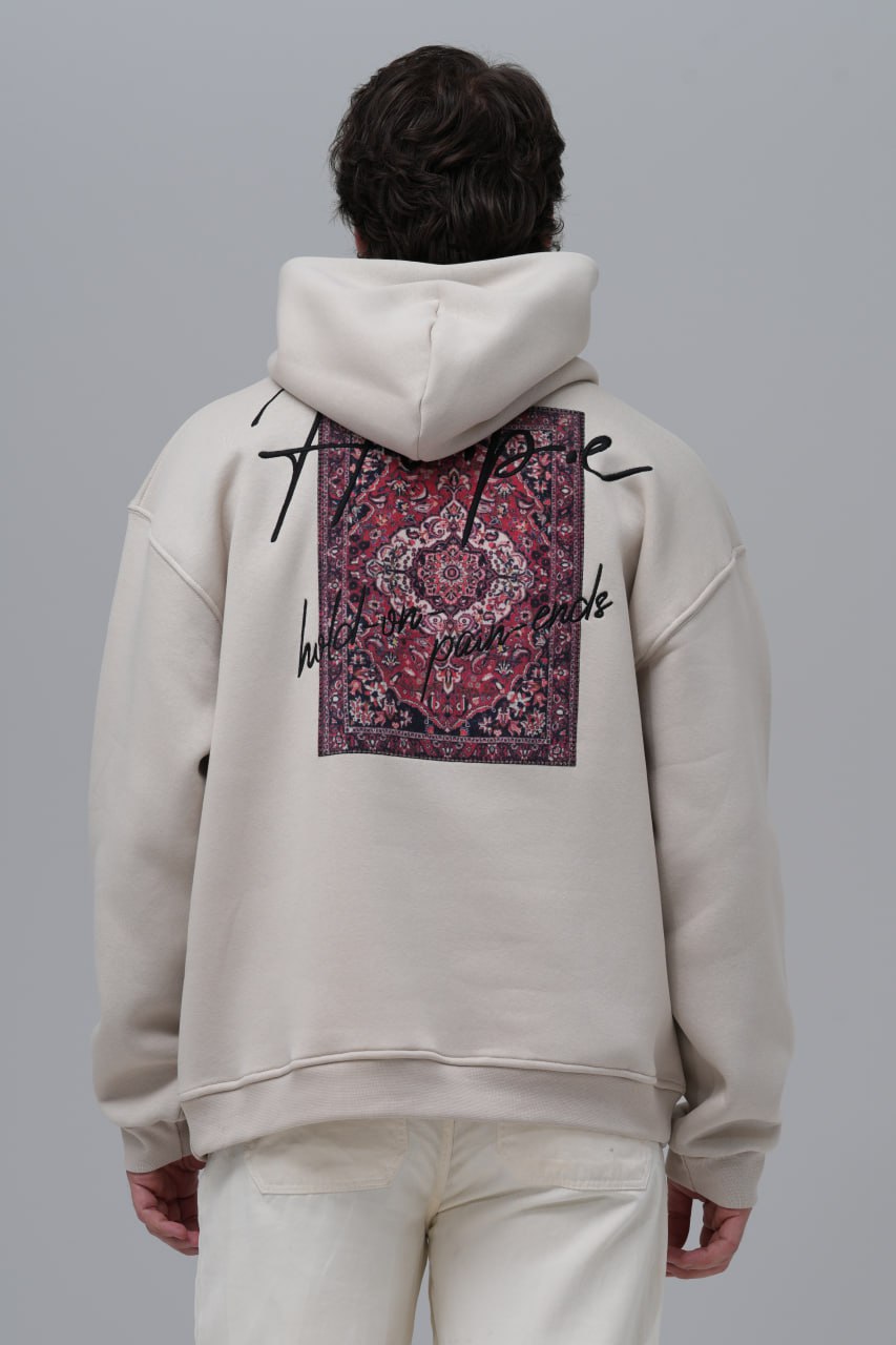 "Hope" Persian Rug Graphic Hoodie Withinblack