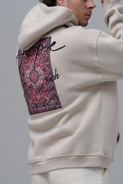 "Hope" Persian Rug Graphic Hoodie Withinblack