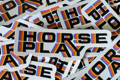 Retro Vibe Sticker Pack Horseplay Apparel