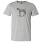 Horses According to Holmes Tee: Unisex Horseplay Apparel