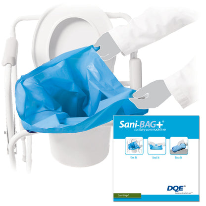 Sani-Bag+ Commode Liner quakekits.com