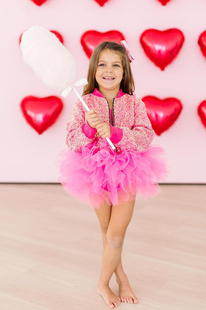 Hot Pink Sequin Jacket Mila & Rose ®