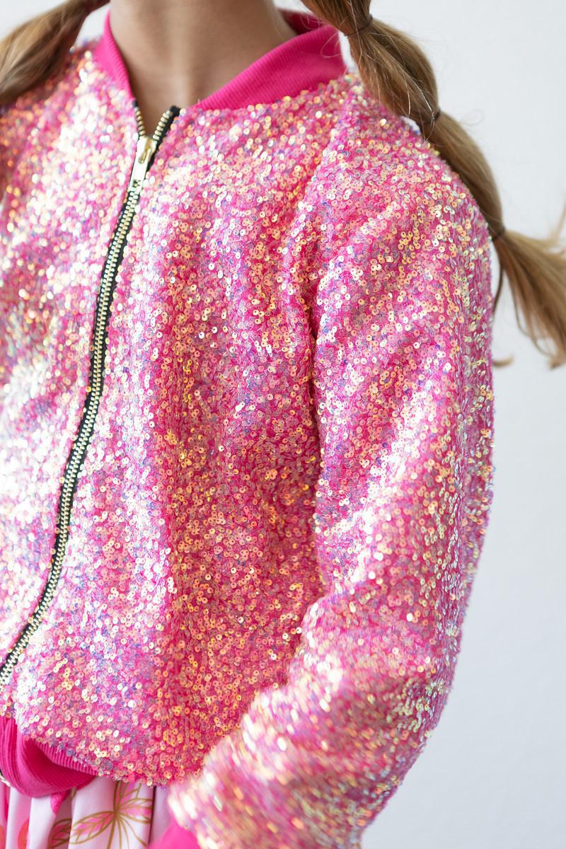 Hot Pink Sequin Jacket Mila & Rose ®