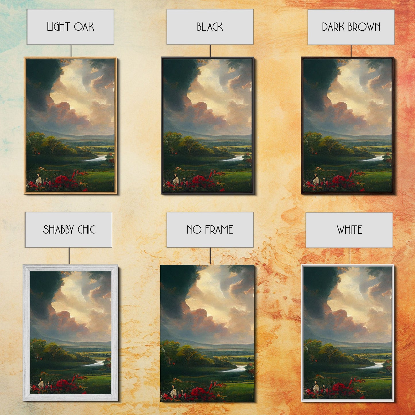 The Dark Tower, 3 Piece Panoramic Art, High Fantasy Concept Art, 3 Piece Wall Art, Ready To Hang Canvas Print NuevArt