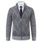 Men's Casual Slim-fit Stand Collar Sweater