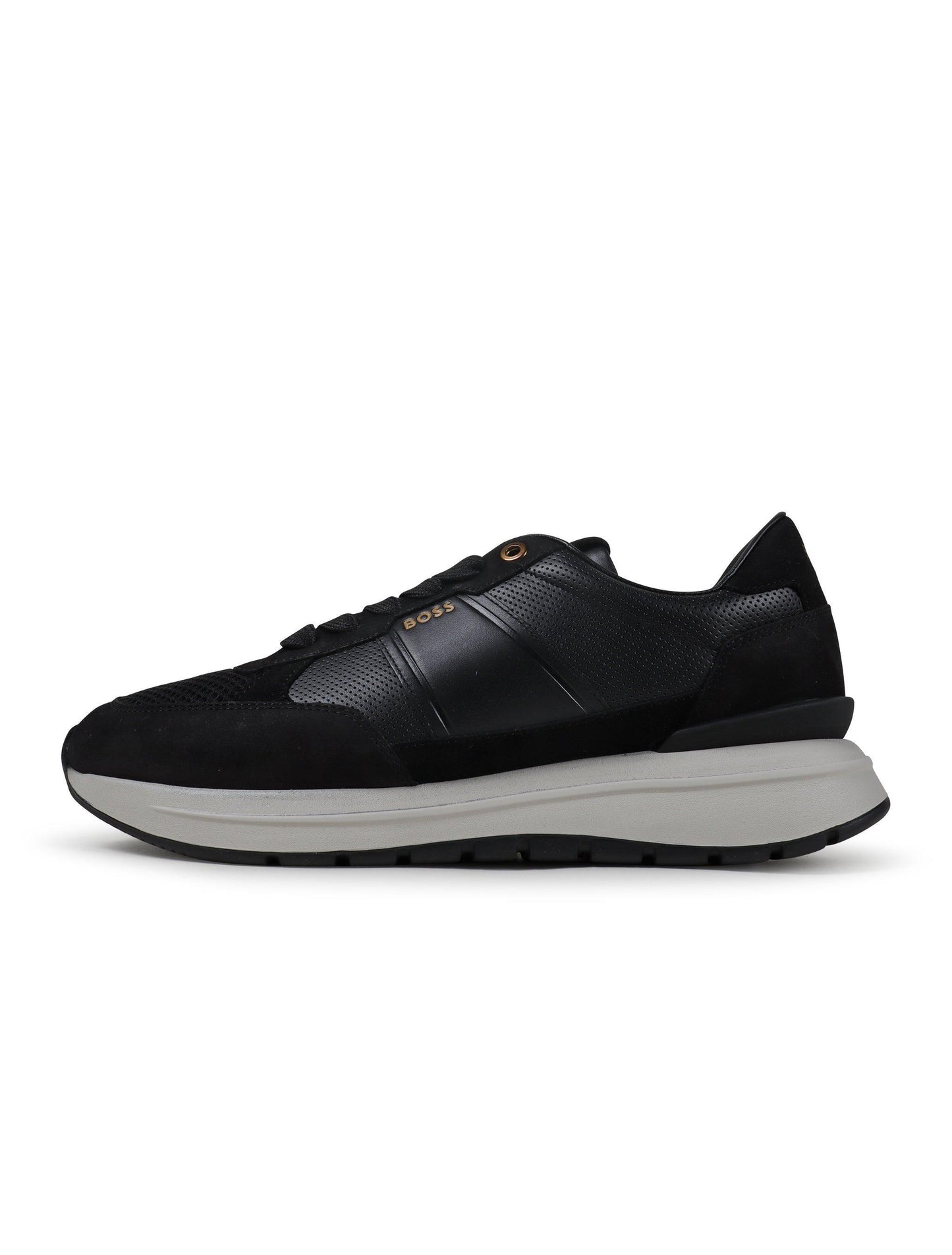 Hugo Boss Mens Jace Runn Shoes - Black Denim Exchange