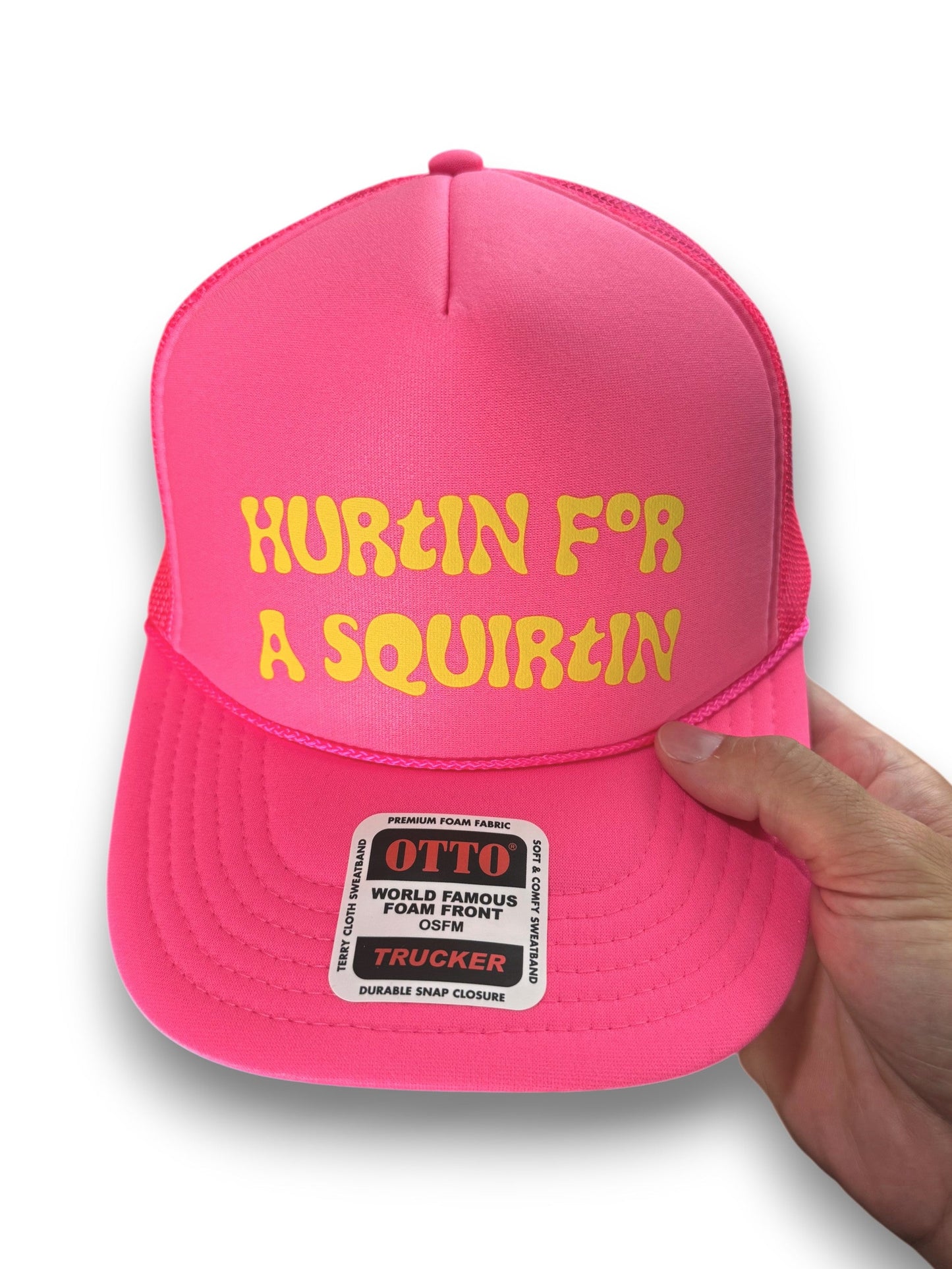 Hurtin for a Squirtin Trucker Hat Luckless Outfitters