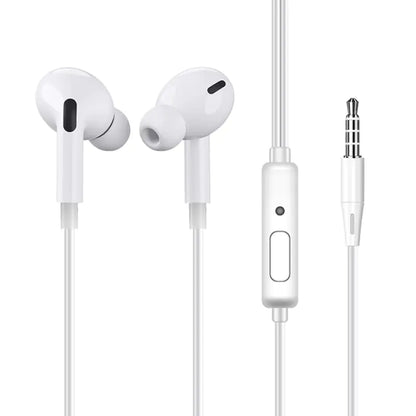 Macaron Color Wired Noise Reduction Earbuds with Mic