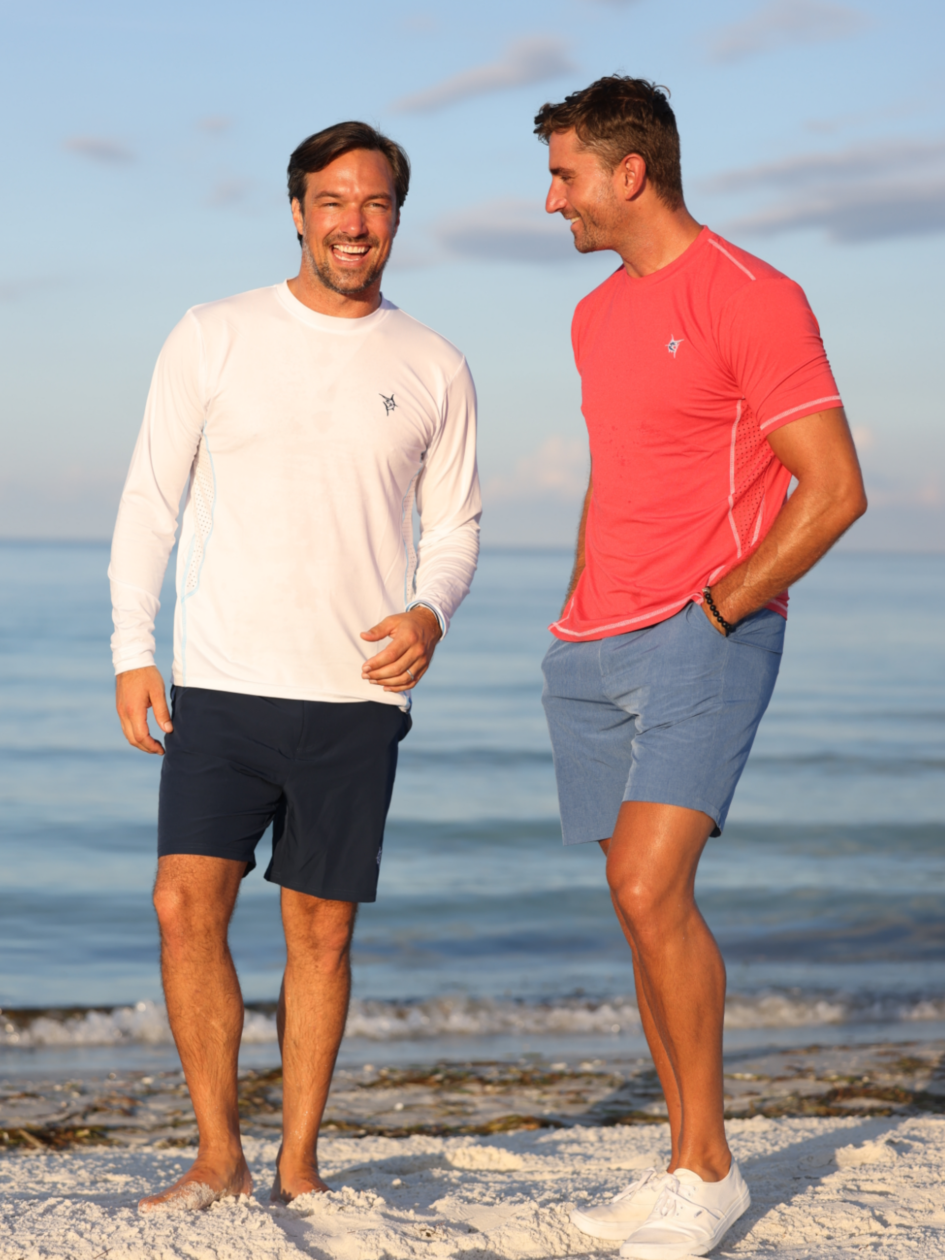 Grander Short Sleeve Performance Tee White Water Life