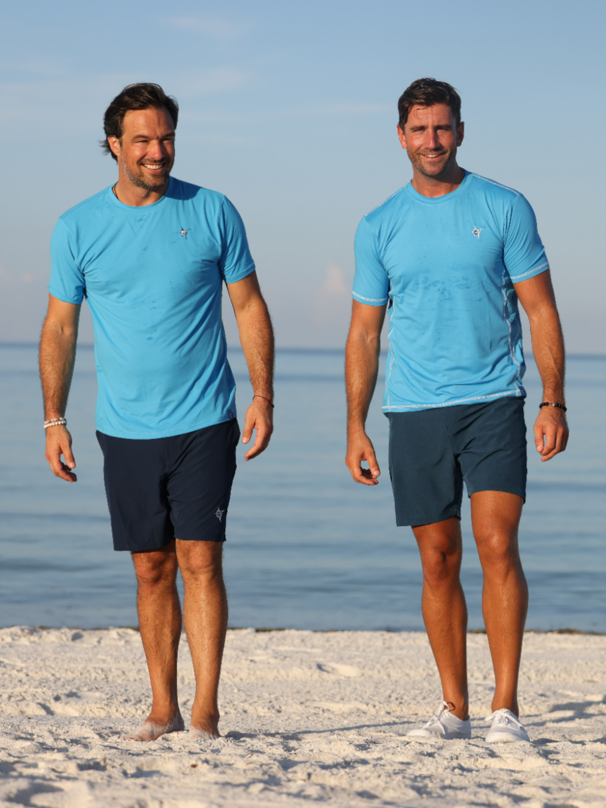 Grander Short Sleeve Performance Tee White Water Life