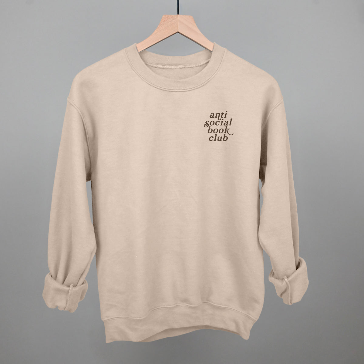 Antisocial Book Club (Left Chest) Ivy + Cloth