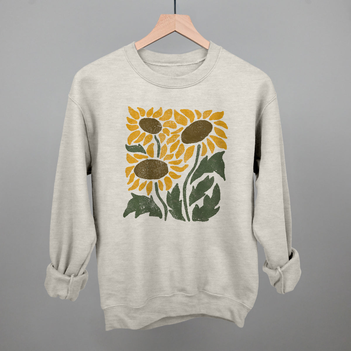 Abstract Sunflowers Ivy + Cloth