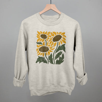 Abstract Sunflowers Ivy + Cloth