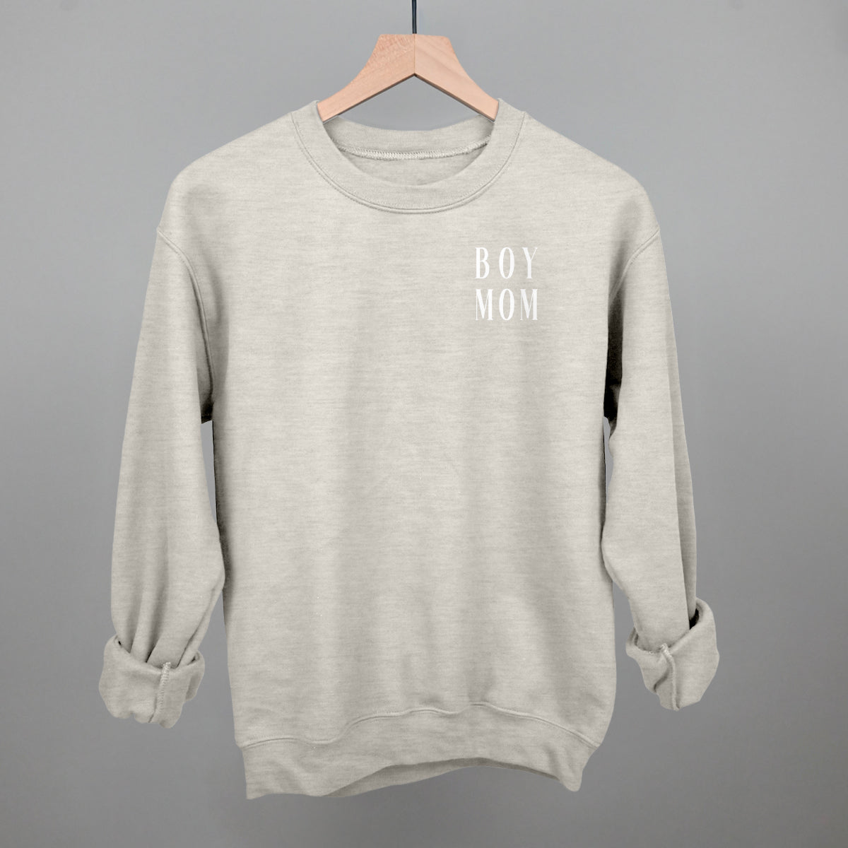Boy Mom Block (Left Chest) Ivy + Cloth