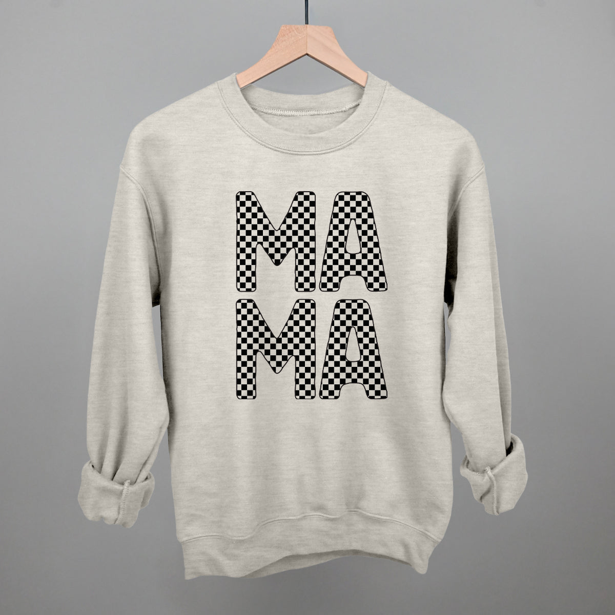 Mama Stacked Checkered Ivy + Cloth