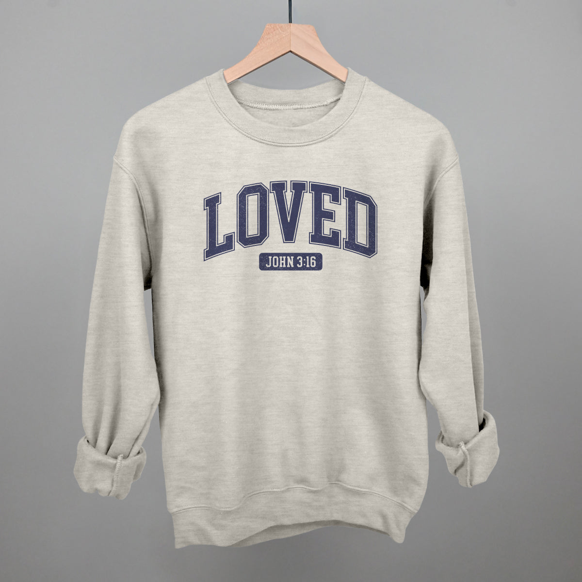 Loved John 3:16 (Navy) Ivy + Cloth