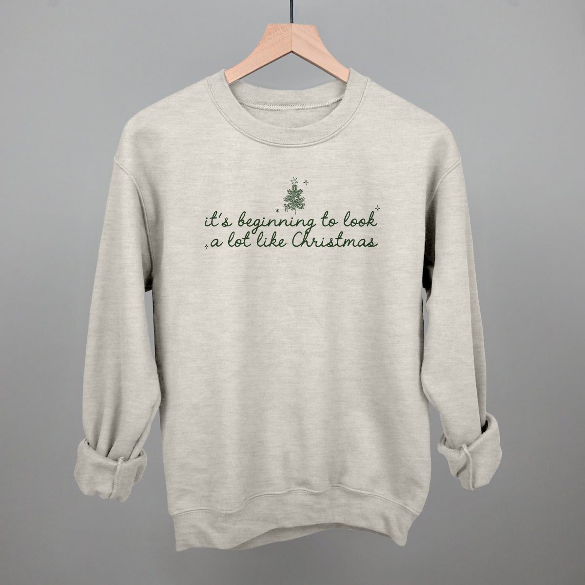 It's Beginning To Look A Lot Like Christmas (Green) Ivy + Cloth
