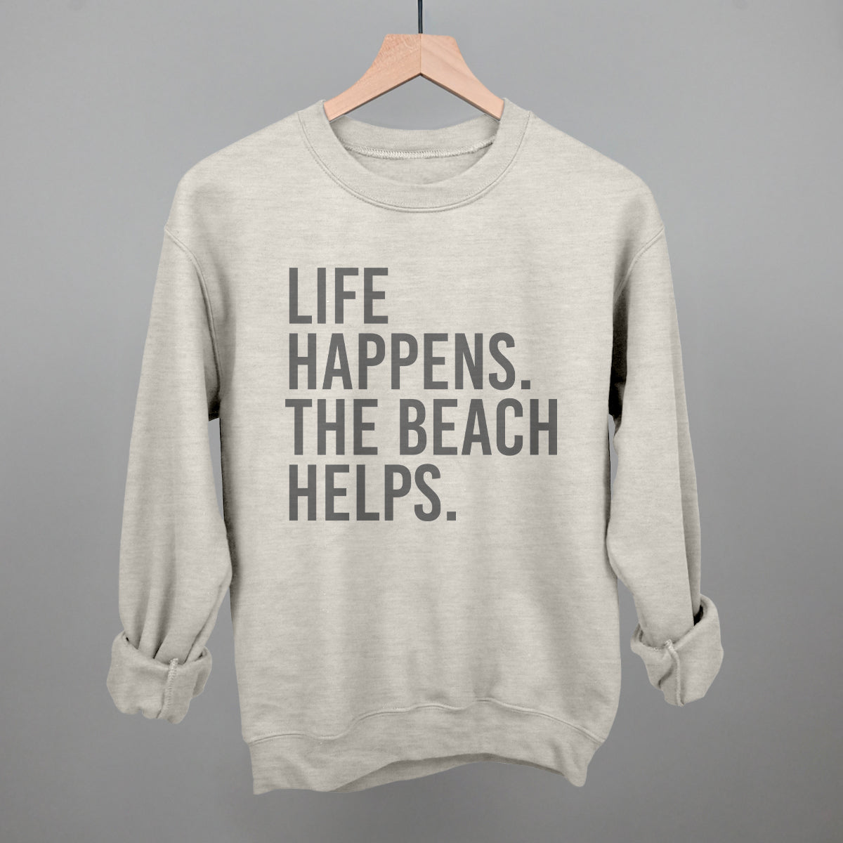 Life Happens. The Beach Helps. Ivy + Cloth