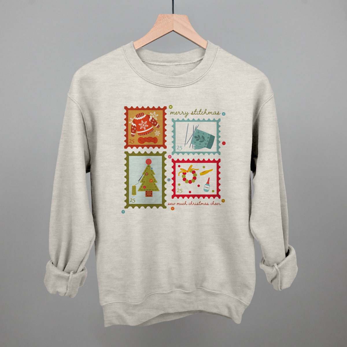 Merry Stitchmas Stamps Ivy + Cloth