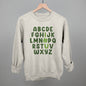 I Love You Clover Alphabet Ivy + Cloth
