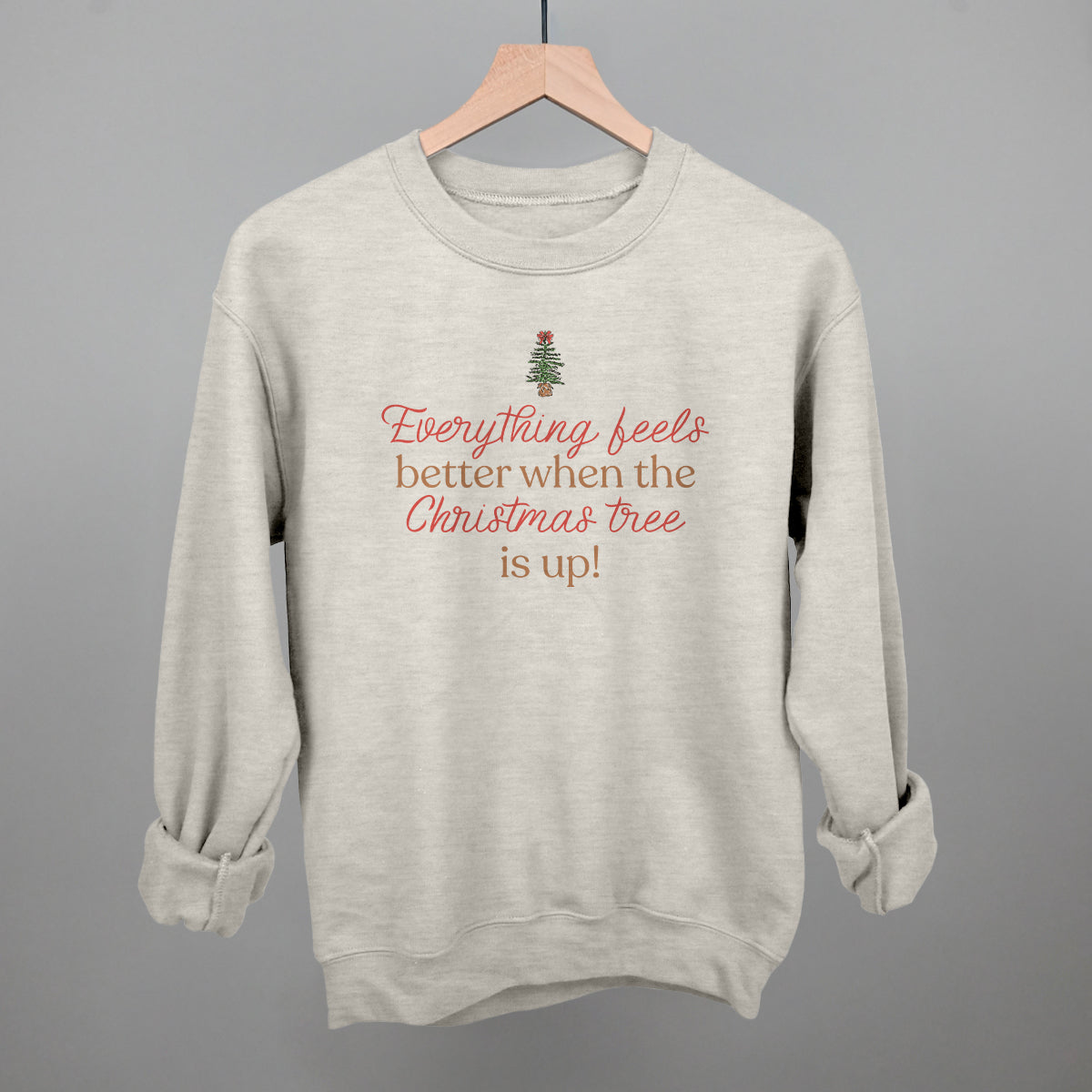 Everything Feels Better When The Christmas Tree Is Up Ivy + Cloth