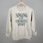 Singing Is My Favorite Sport Ivy + Cloth