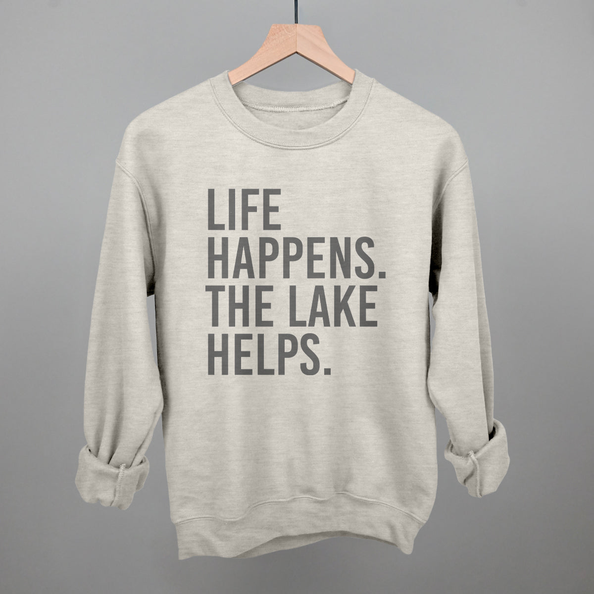 Life Happens. The Lake Helps. Ivy + Cloth
