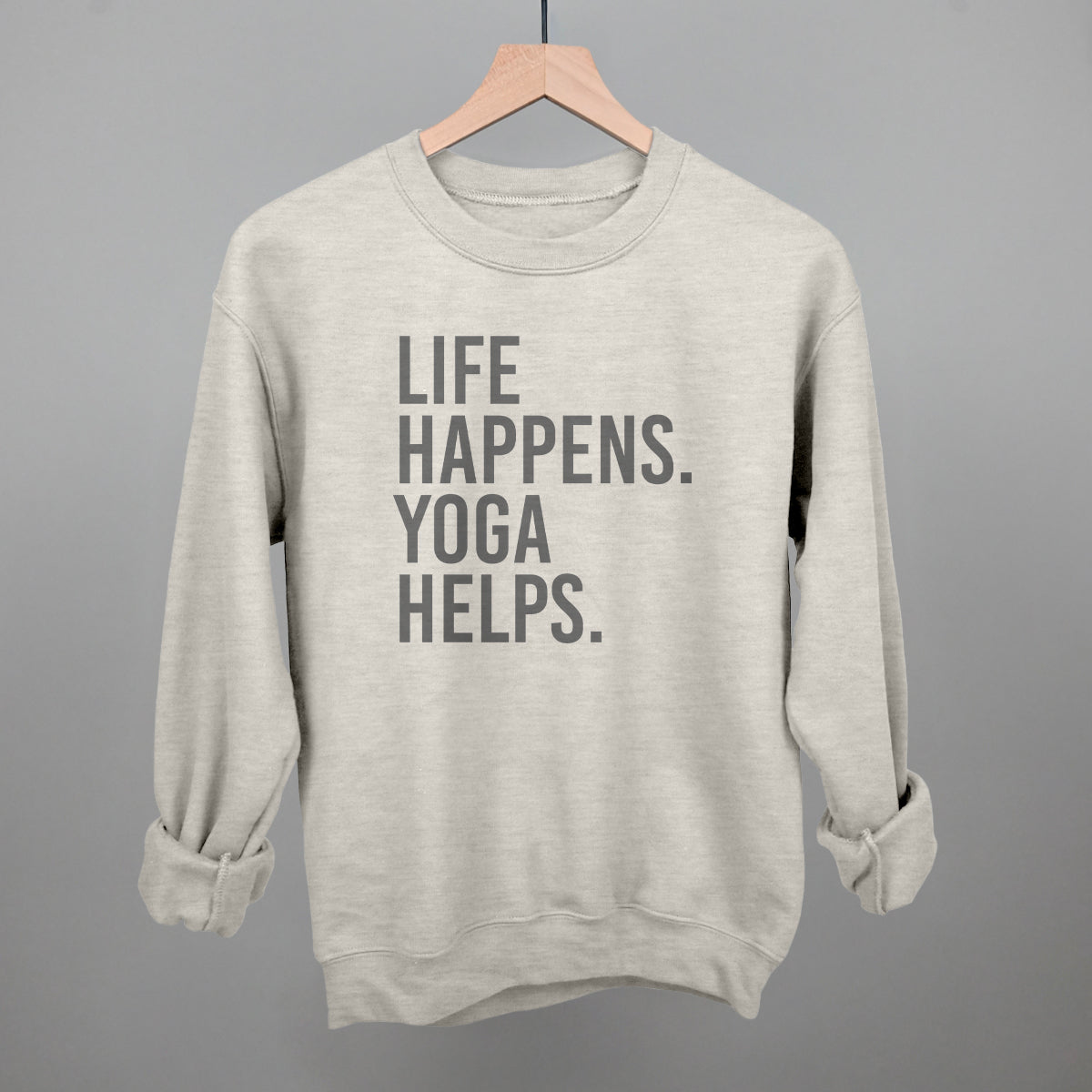 Life Happens Yoga Helps Ivy + Cloth