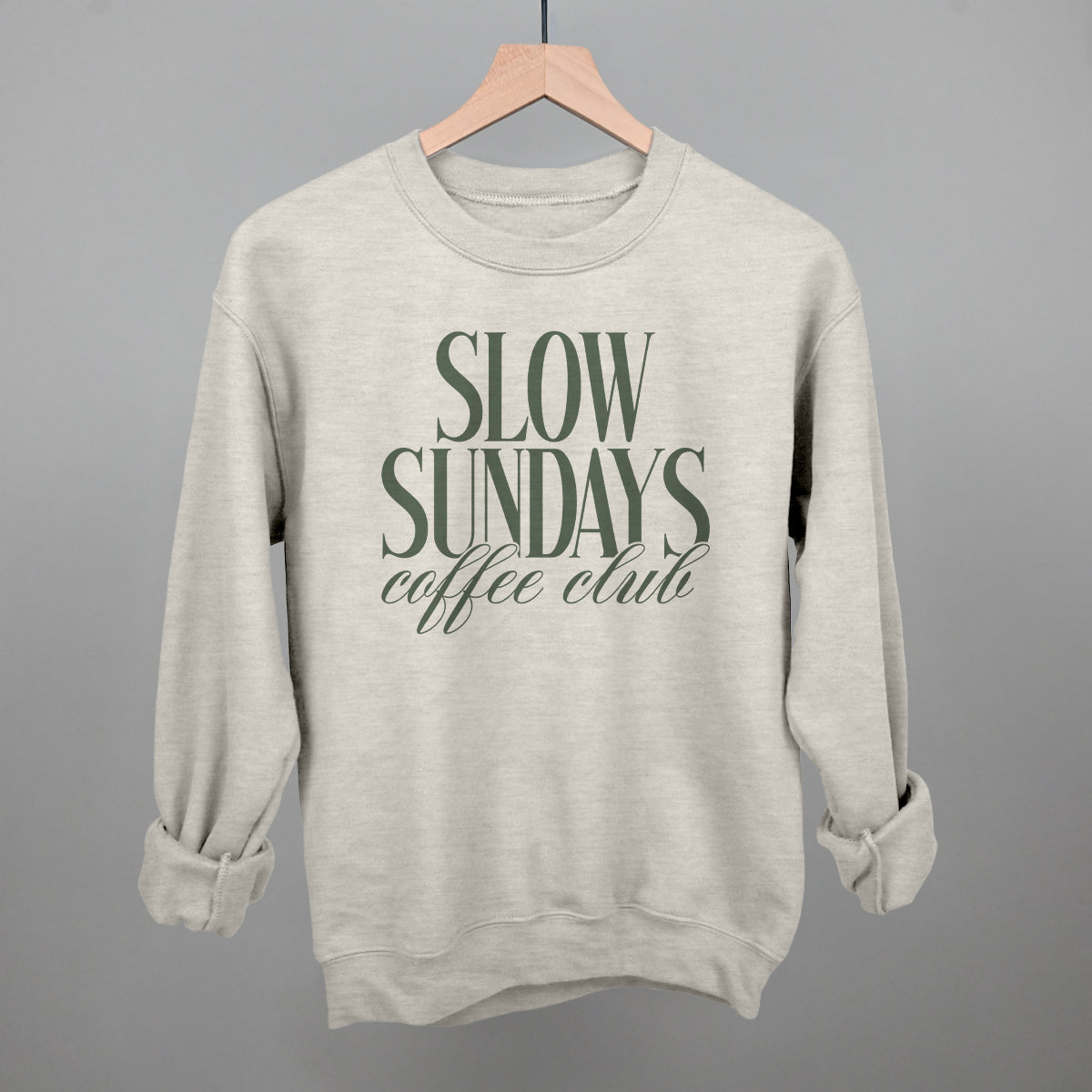 Slow Sundays Coffee Club (Green) Ivy + Cloth