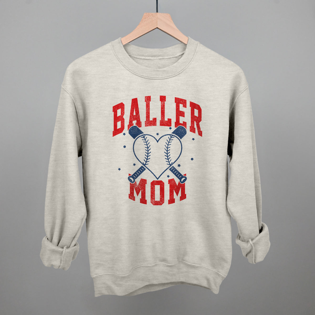 Baller Mom Baseball Ivy + Cloth