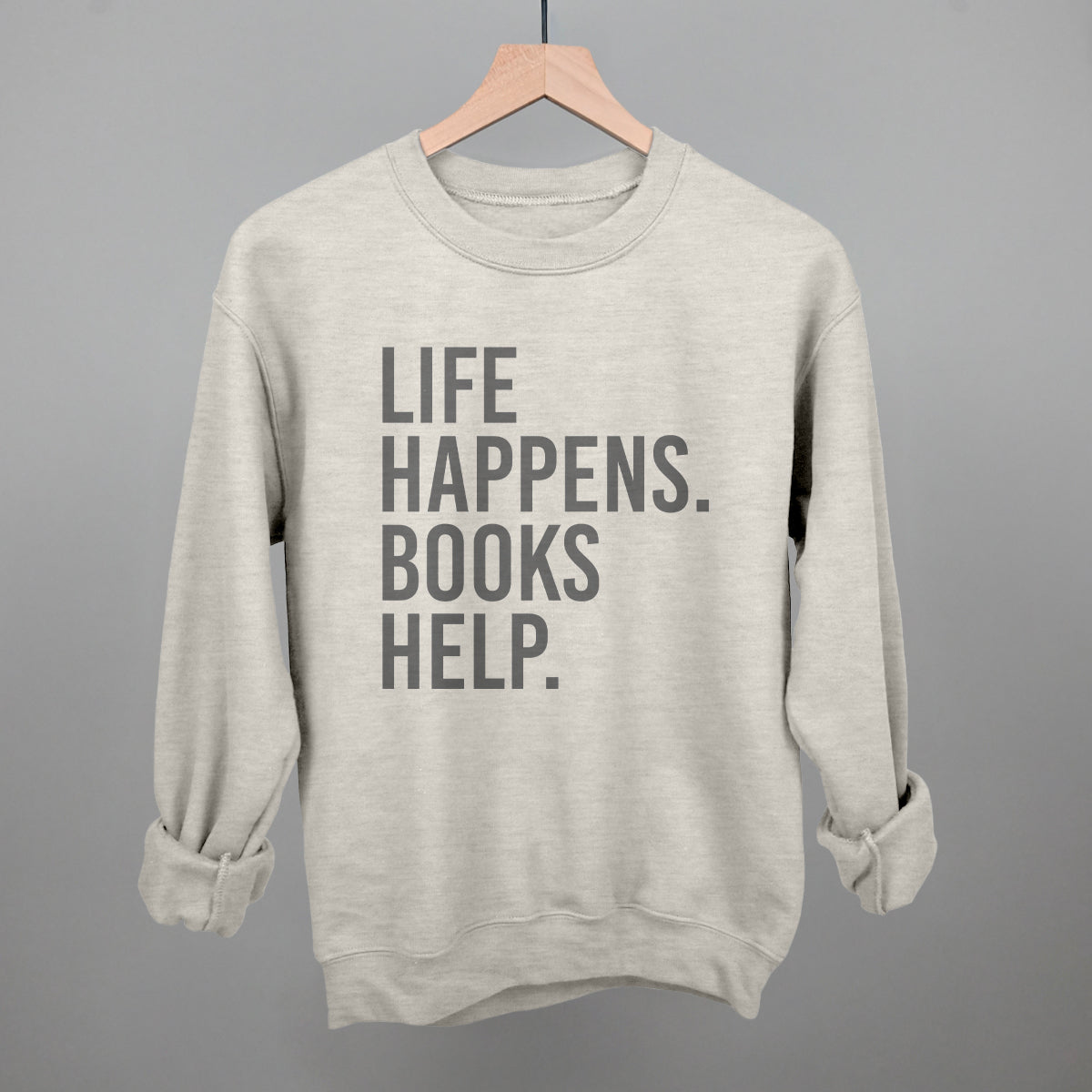 Life Happens. Books Help. Ivy + Cloth