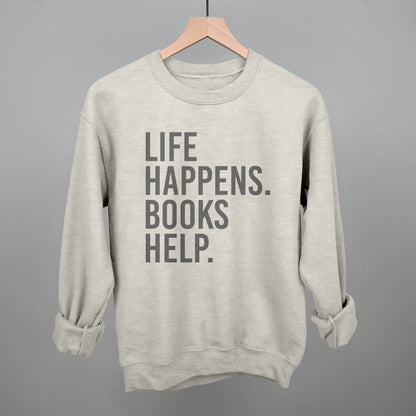 Life Happens. Books Help. Ivy + Cloth