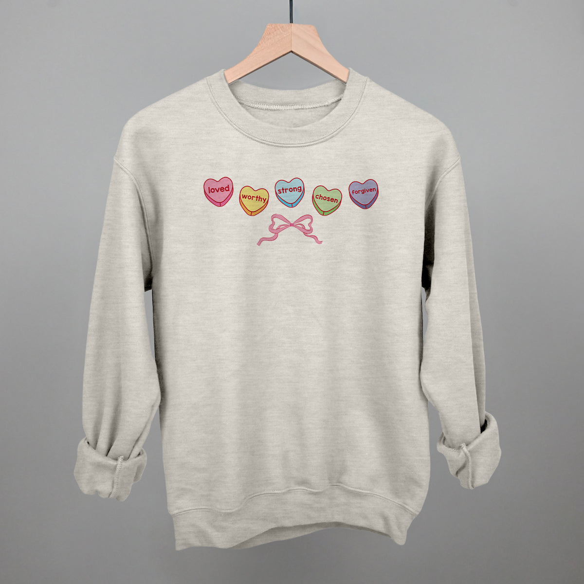 Faith Candy Hearts + Bow Ivy + Cloth