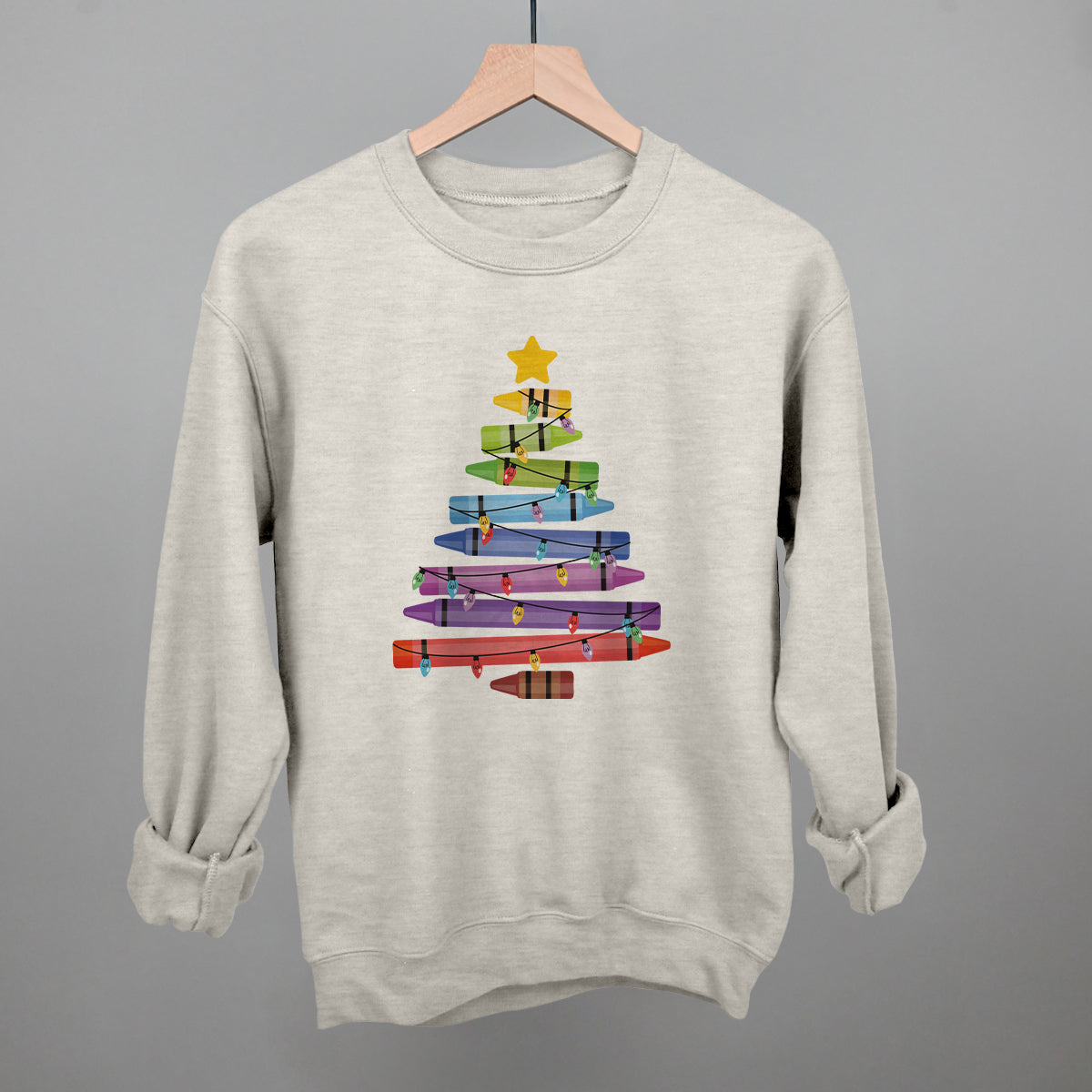 Crayon Christmas Tree Ivy + Cloth