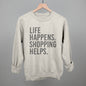 Life Happens. Shopping Helps. Ivy + Cloth